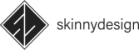 Skinny Design Logo and Text Lockup